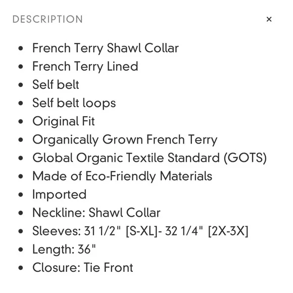 BedHead White Robe - Picture 6 of 6